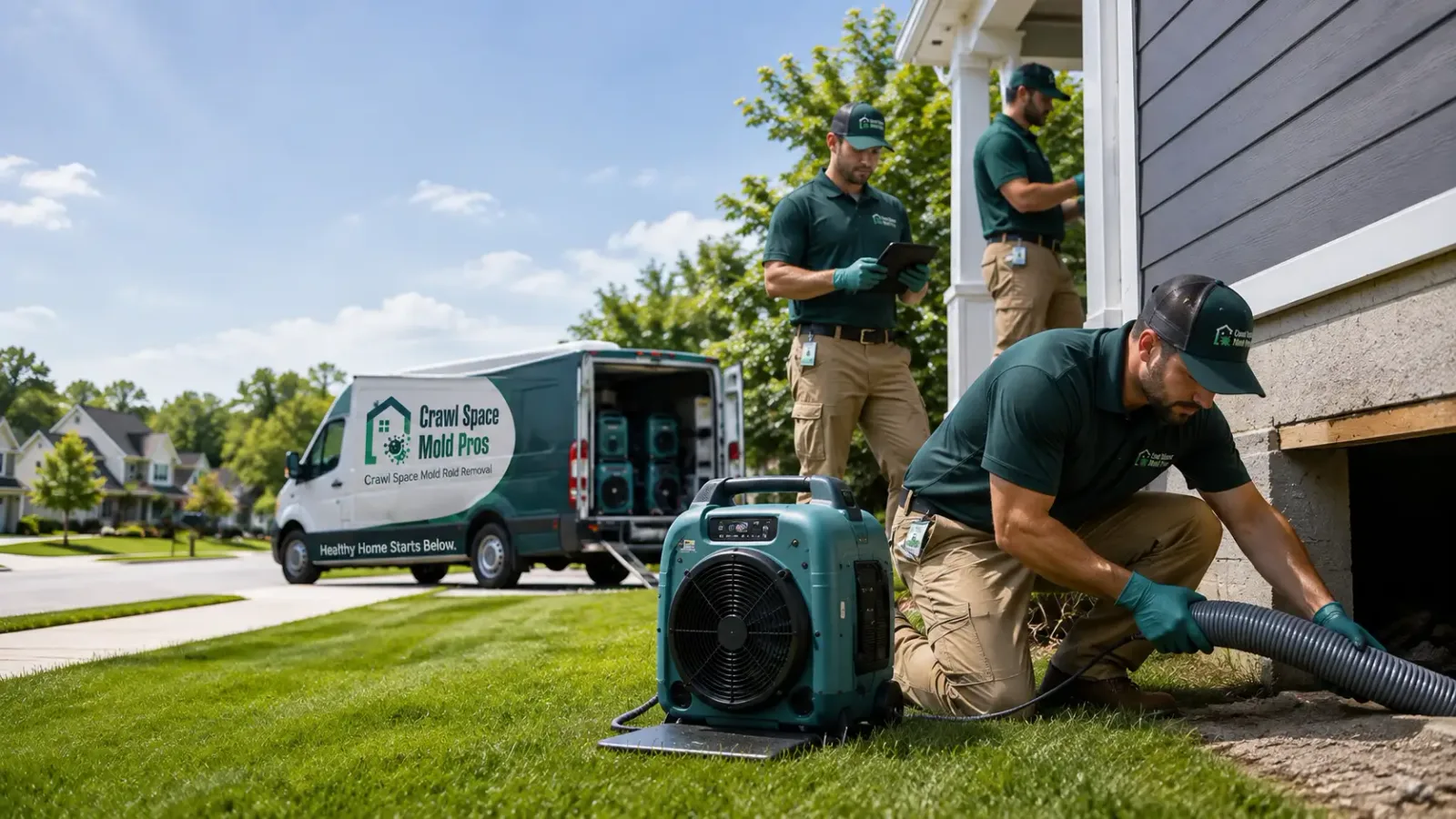 Crawl Space Mold Removal in Koshkonong, MO